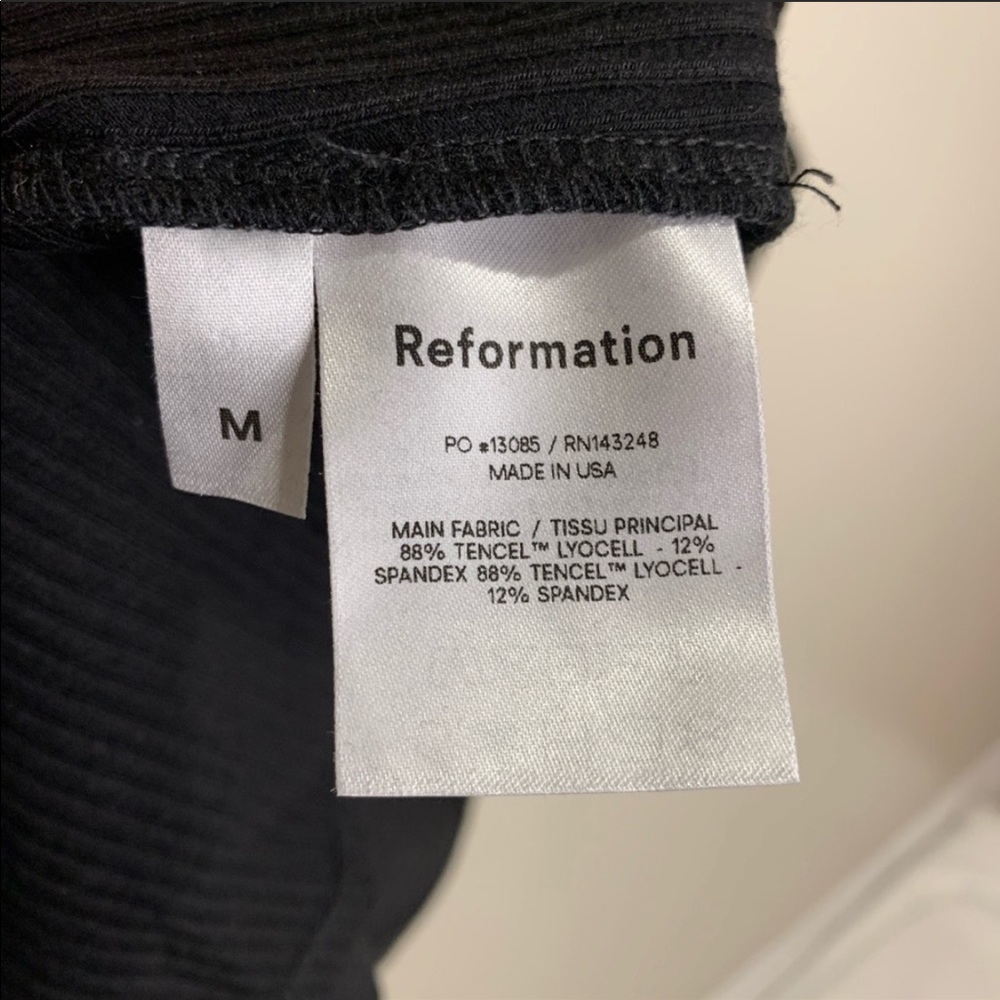 Reformation Paulina Ribbed Mini Medium - Picture 4 of 5